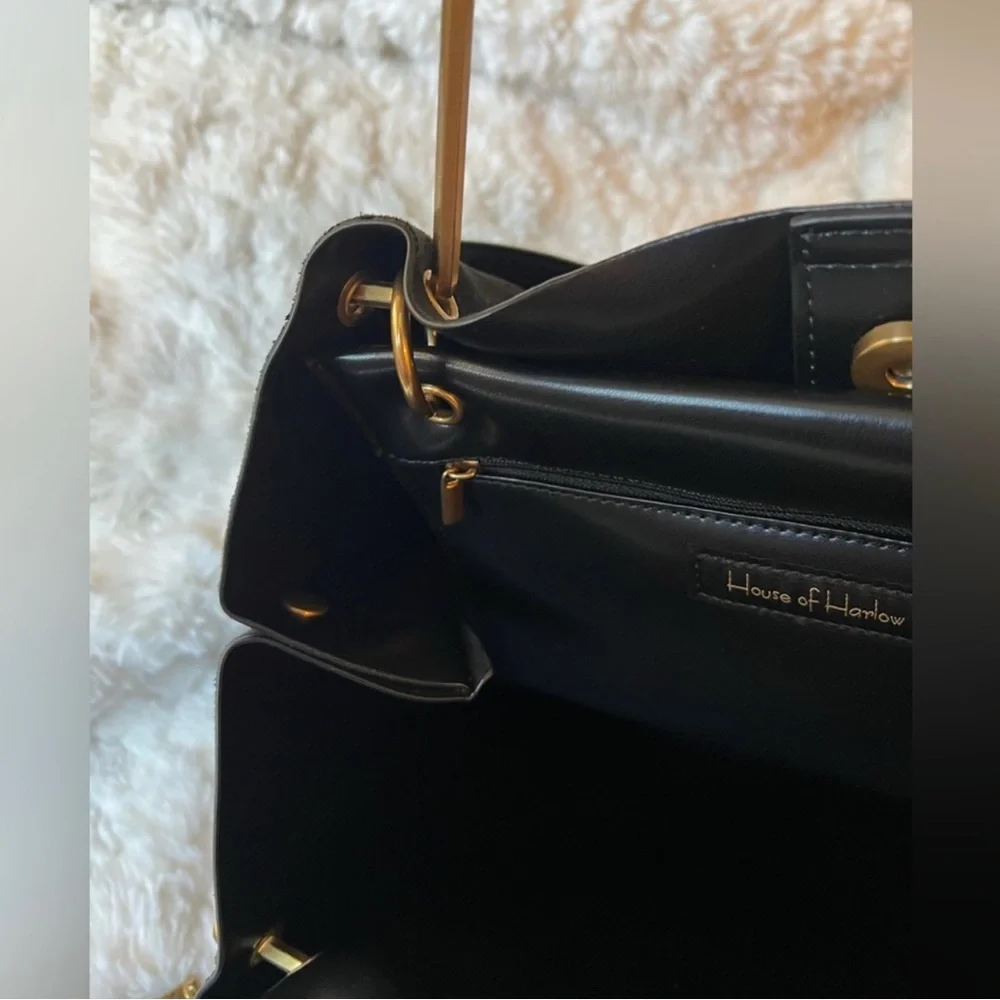 House of Harlow 1960 Luxe Satchel - Picture 7 of 15